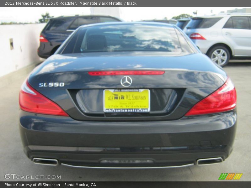 Magnetite Black Metallic / Black 2013 Mercedes-Benz SL 550 Roadster