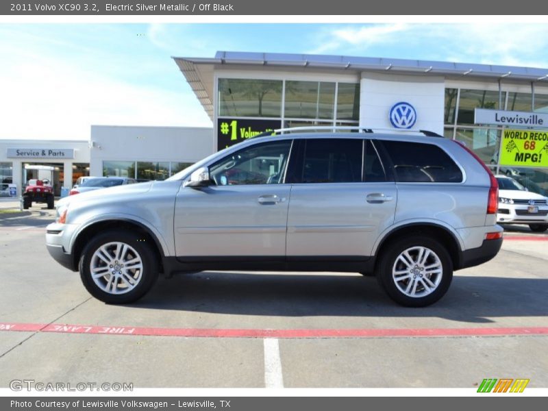 Electric Silver Metallic / Off Black 2011 Volvo XC90 3.2