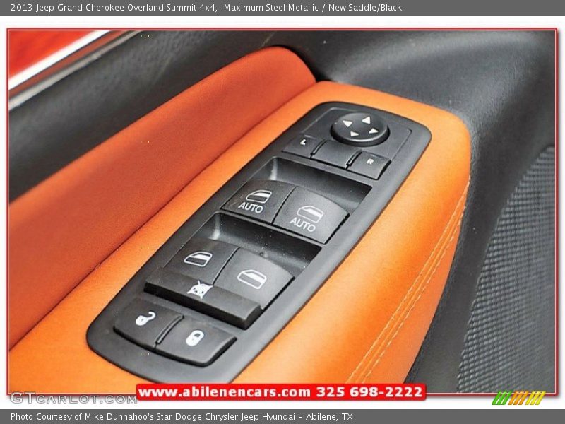 Maximum Steel Metallic / New Saddle/Black 2013 Jeep Grand Cherokee Overland Summit 4x4