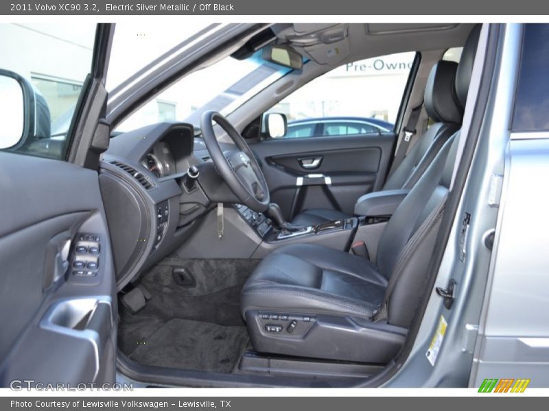 Electric Silver Metallic / Off Black 2011 Volvo XC90 3.2
