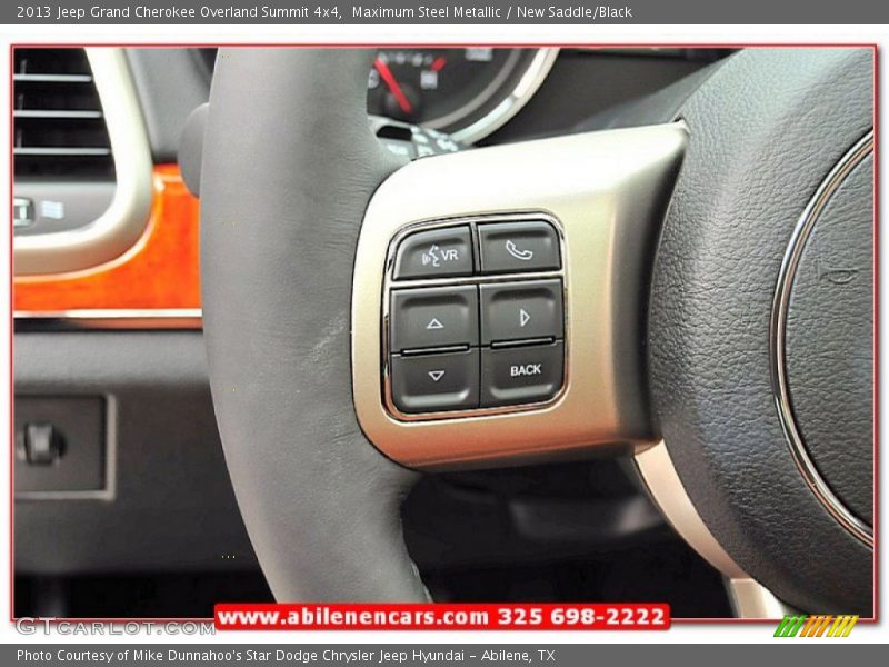 Maximum Steel Metallic / New Saddle/Black 2013 Jeep Grand Cherokee Overland Summit 4x4