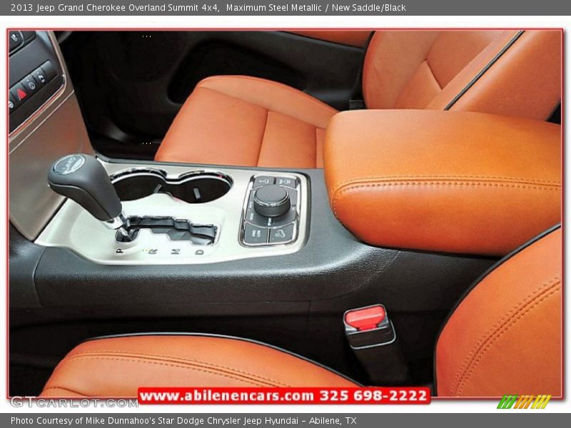 Maximum Steel Metallic / New Saddle/Black 2013 Jeep Grand Cherokee Overland Summit 4x4