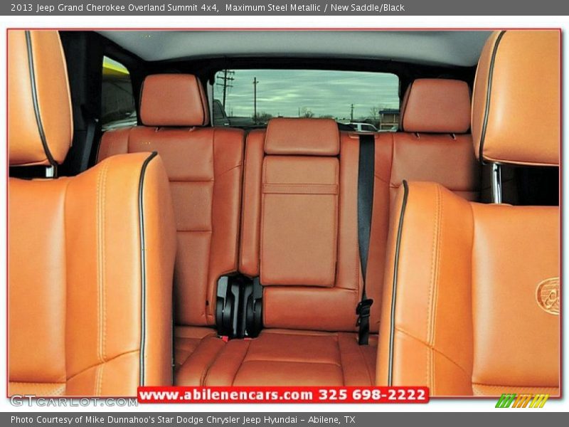 Maximum Steel Metallic / New Saddle/Black 2013 Jeep Grand Cherokee Overland Summit 4x4