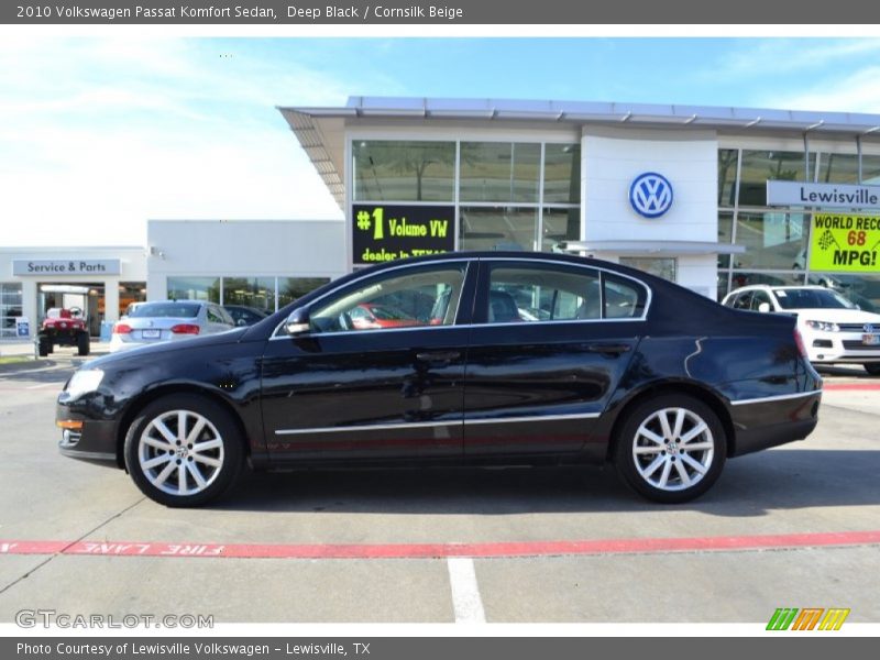 Deep Black / Cornsilk Beige 2010 Volkswagen Passat Komfort Sedan