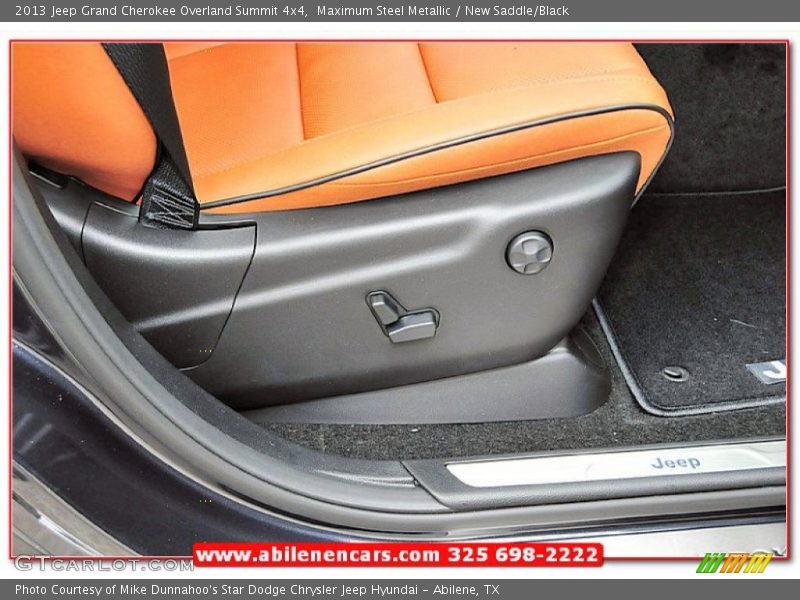 Maximum Steel Metallic / New Saddle/Black 2013 Jeep Grand Cherokee Overland Summit 4x4