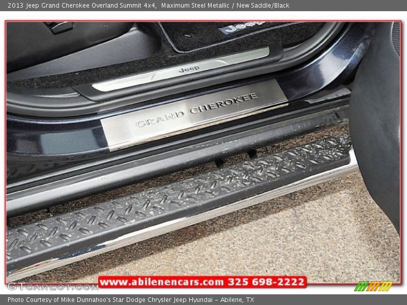 Maximum Steel Metallic / New Saddle/Black 2013 Jeep Grand Cherokee Overland Summit 4x4