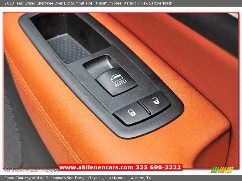 Maximum Steel Metallic / New Saddle/Black 2013 Jeep Grand Cherokee Overland Summit 4x4