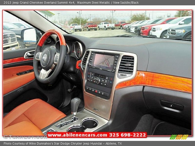 Maximum Steel Metallic / New Saddle/Black 2013 Jeep Grand Cherokee Overland Summit 4x4