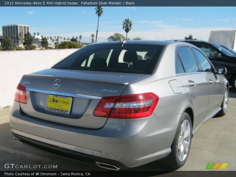 Palladium Silver Metallic / Black 2013 Mercedes-Benz E 400 Hybrid Sedan