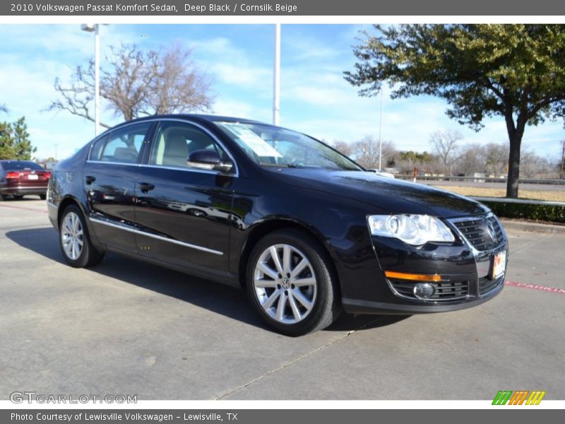 Deep Black / Cornsilk Beige 2010 Volkswagen Passat Komfort Sedan