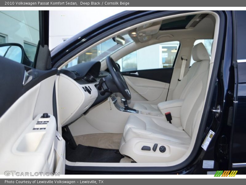 Deep Black / Cornsilk Beige 2010 Volkswagen Passat Komfort Sedan