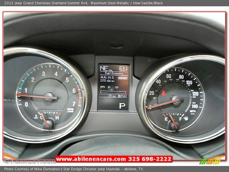 Maximum Steel Metallic / New Saddle/Black 2013 Jeep Grand Cherokee Overland Summit 4x4