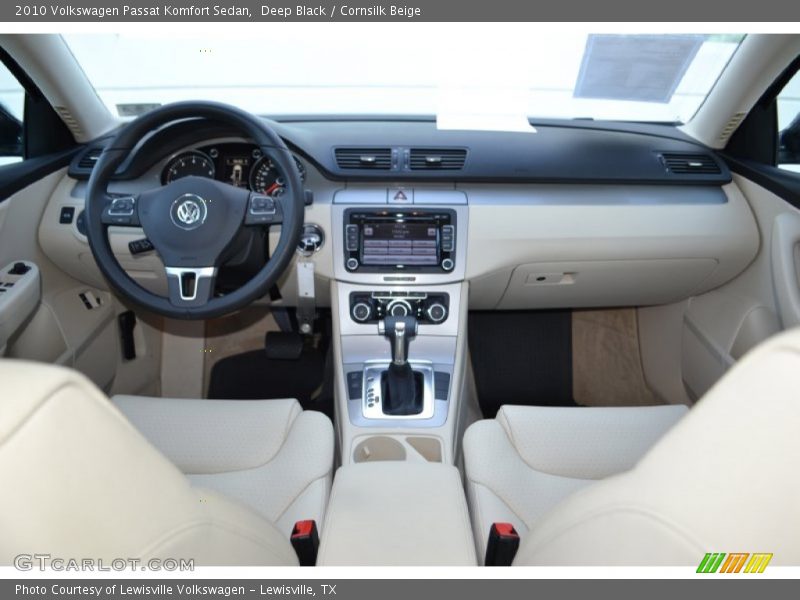 Deep Black / Cornsilk Beige 2010 Volkswagen Passat Komfort Sedan