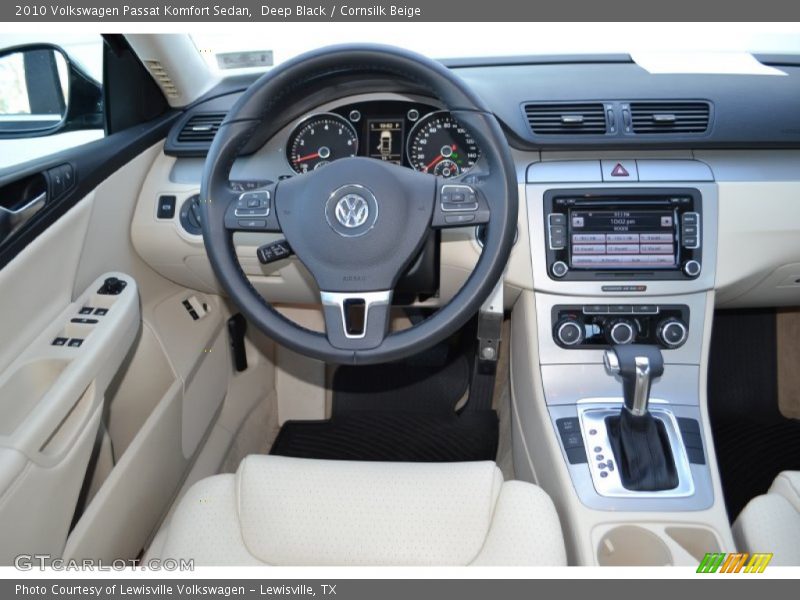 Deep Black / Cornsilk Beige 2010 Volkswagen Passat Komfort Sedan