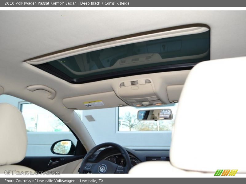 Deep Black / Cornsilk Beige 2010 Volkswagen Passat Komfort Sedan