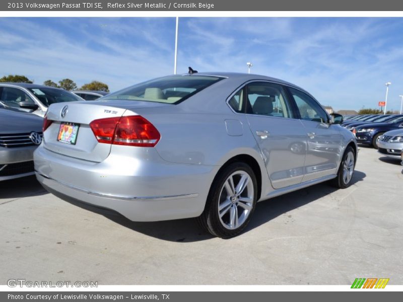 Reflex Silver Metallic / Cornsilk Beige 2013 Volkswagen Passat TDI SE