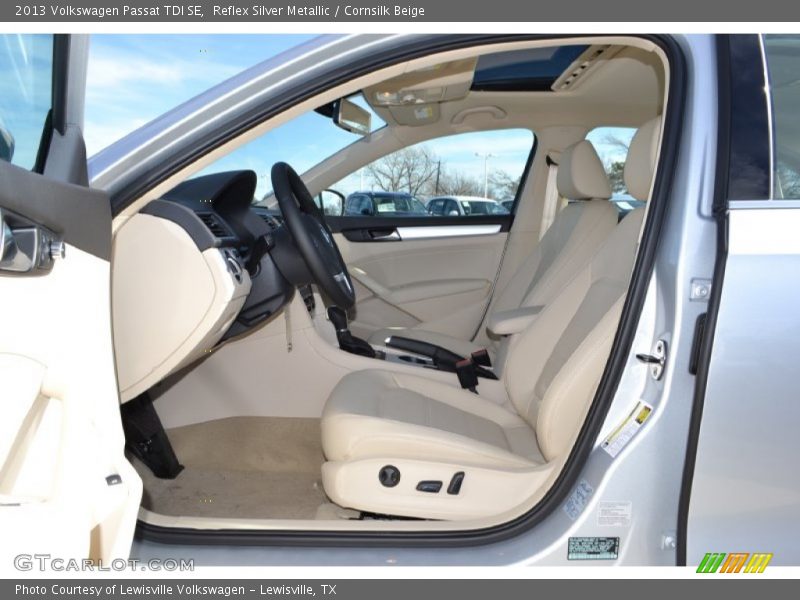 Reflex Silver Metallic / Cornsilk Beige 2013 Volkswagen Passat TDI SE