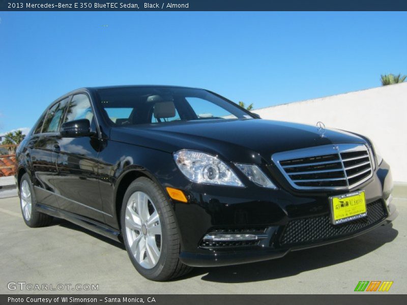 Black / Almond 2013 Mercedes-Benz E 350 BlueTEC Sedan