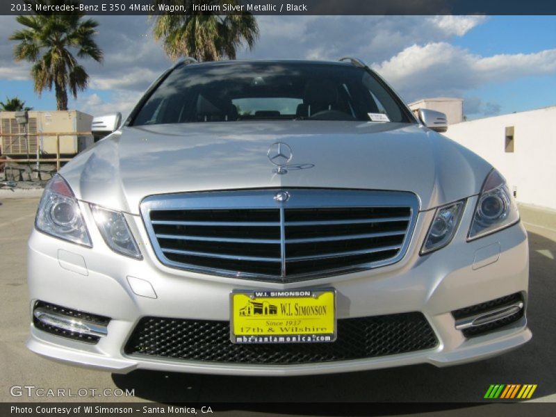 Iridium Silver Metallic / Black 2013 Mercedes-Benz E 350 4Matic Wagon