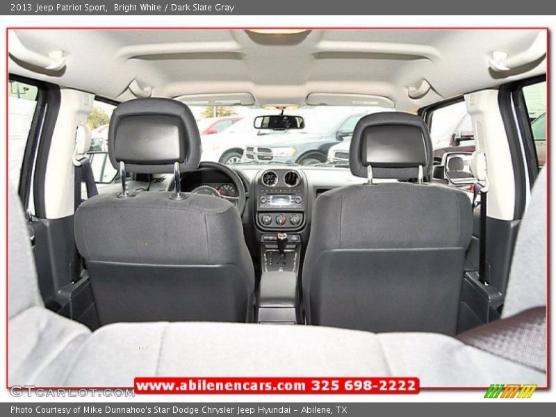 Bright White / Dark Slate Gray 2013 Jeep Patriot Sport