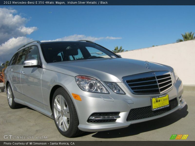 Iridium Silver Metallic / Black 2013 Mercedes-Benz E 350 4Matic Wagon