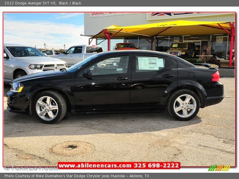 Black / Black 2013 Dodge Avenger SXT V6