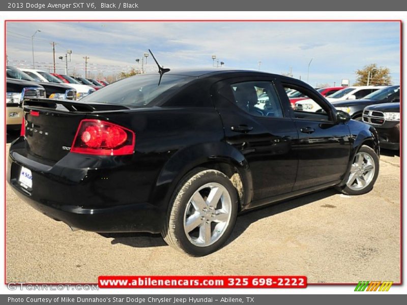 Black / Black 2013 Dodge Avenger SXT V6