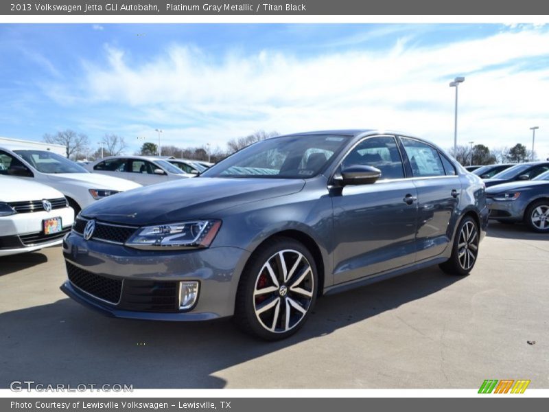 Platinum Gray Metallic / Titan Black 2013 Volkswagen Jetta GLI Autobahn