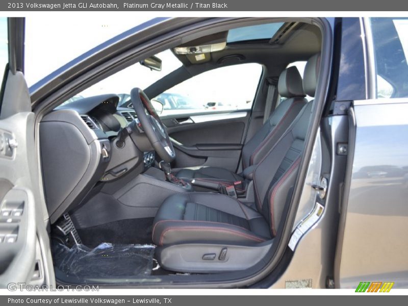 Platinum Gray Metallic / Titan Black 2013 Volkswagen Jetta GLI Autobahn