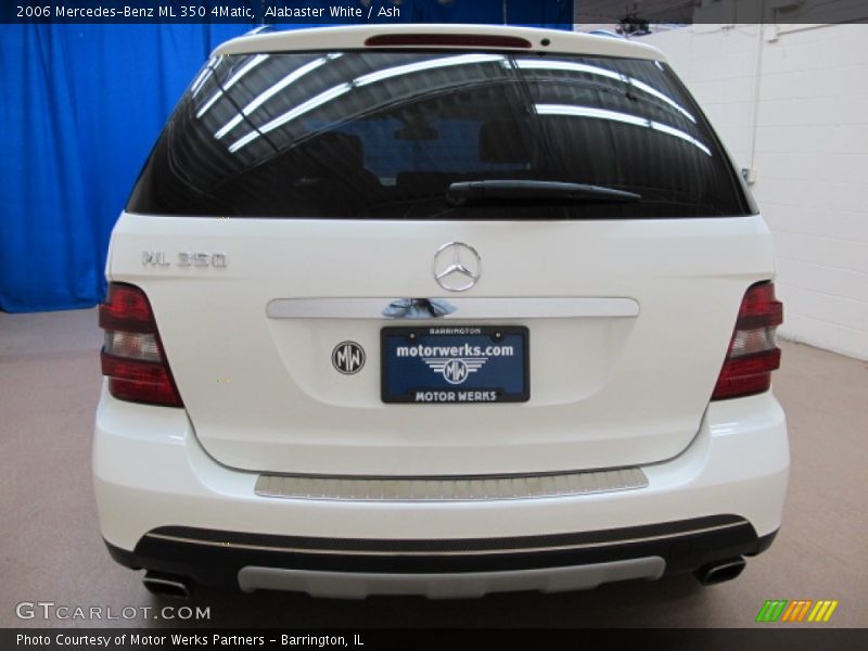 Alabaster White / Ash 2006 Mercedes-Benz ML 350 4Matic