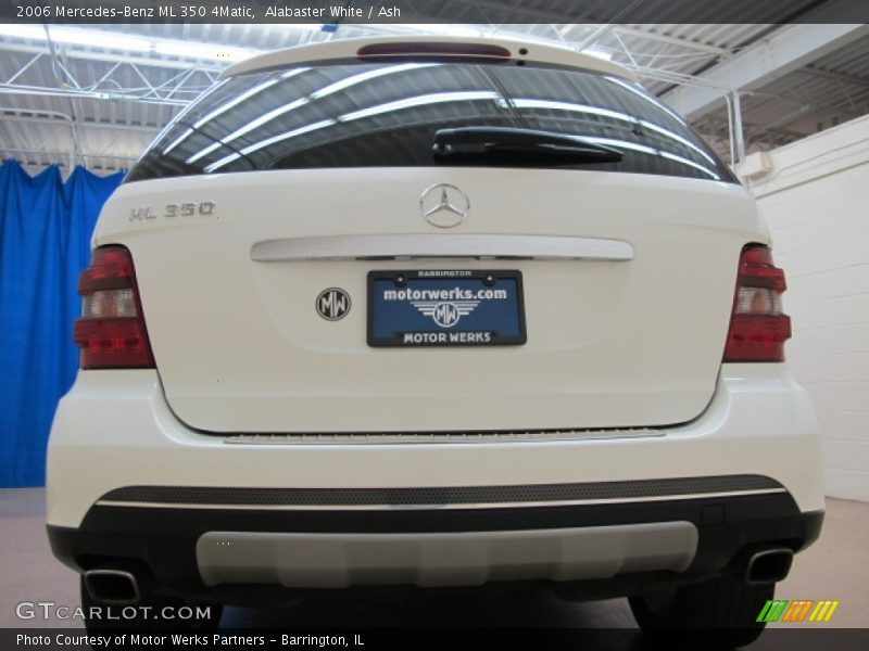 Alabaster White / Ash 2006 Mercedes-Benz ML 350 4Matic