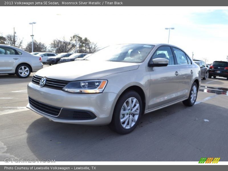 Moonrock Silver Metallic / Titan Black 2013 Volkswagen Jetta SE Sedan