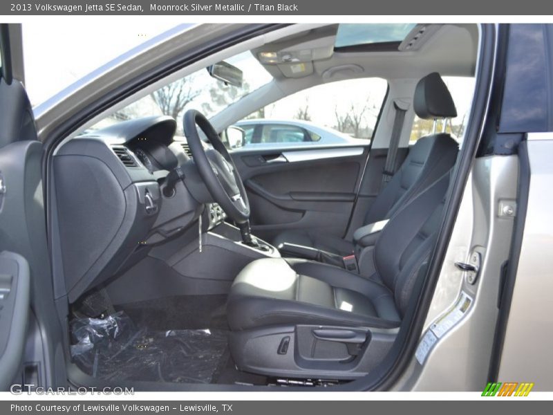 Moonrock Silver Metallic / Titan Black 2013 Volkswagen Jetta SE Sedan