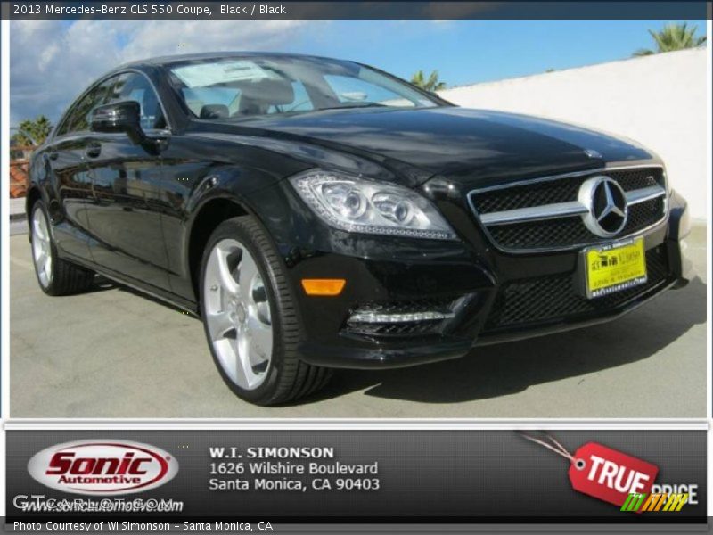 Black / Black 2013 Mercedes-Benz CLS 550 Coupe