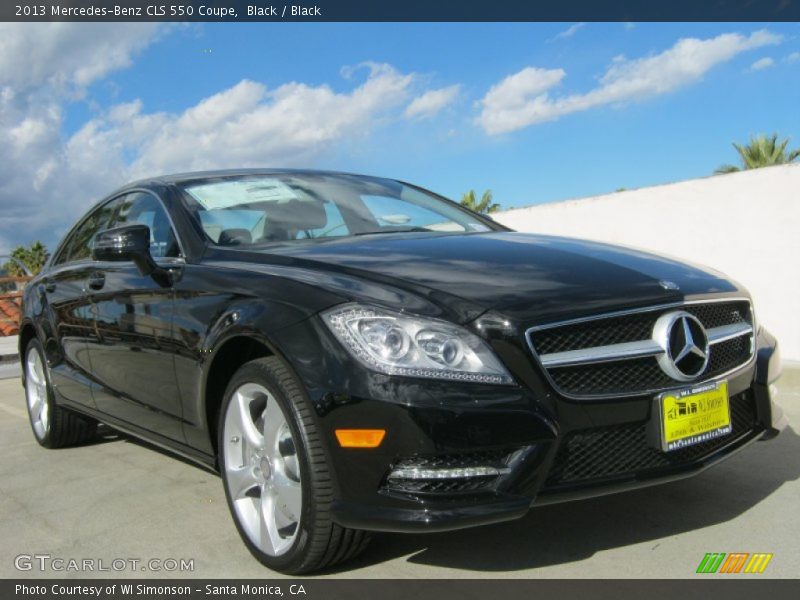 Black / Black 2013 Mercedes-Benz CLS 550 Coupe