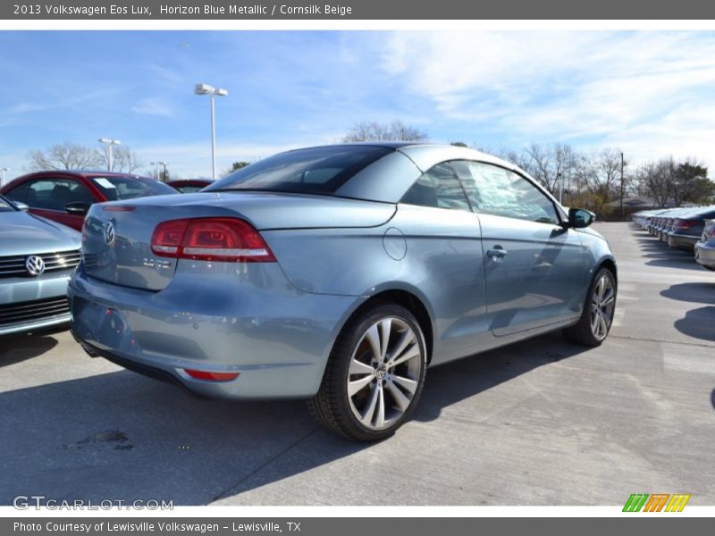 Horizon Blue Metallic / Cornsilk Beige 2013 Volkswagen Eos Lux