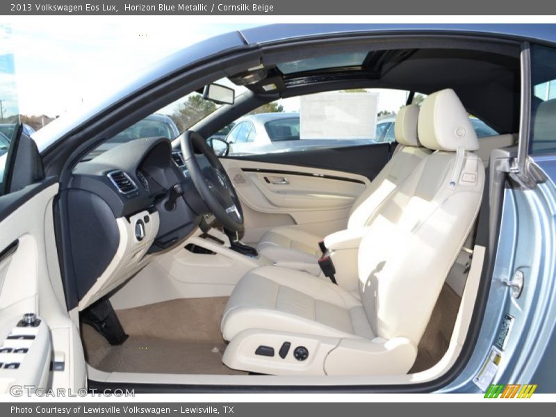 Horizon Blue Metallic / Cornsilk Beige 2013 Volkswagen Eos Lux