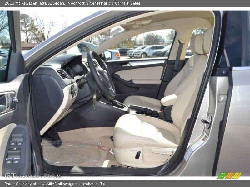 Moonrock Silver Metallic / Cornsilk Beige 2013 Volkswagen Jetta SE Sedan