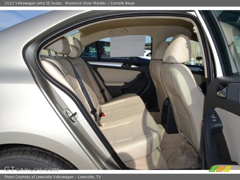 Moonrock Silver Metallic / Cornsilk Beige 2013 Volkswagen Jetta SE Sedan