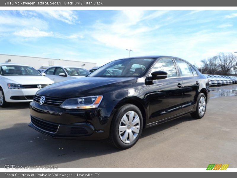 Black Uni / Titan Black 2013 Volkswagen Jetta SE Sedan