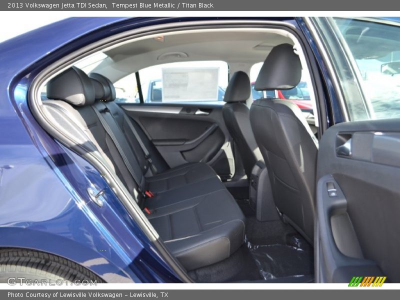 Tempest Blue Metallic / Titan Black 2013 Volkswagen Jetta TDI Sedan