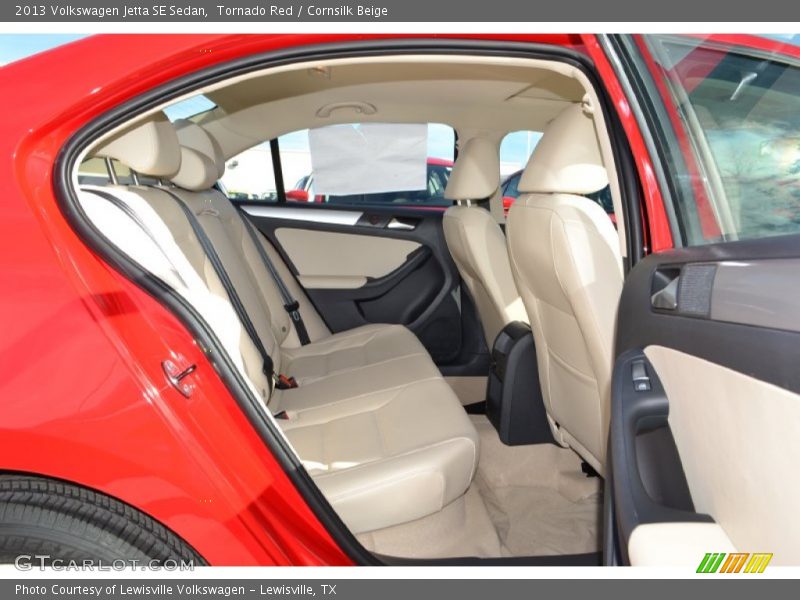 Tornado Red / Cornsilk Beige 2013 Volkswagen Jetta SE Sedan