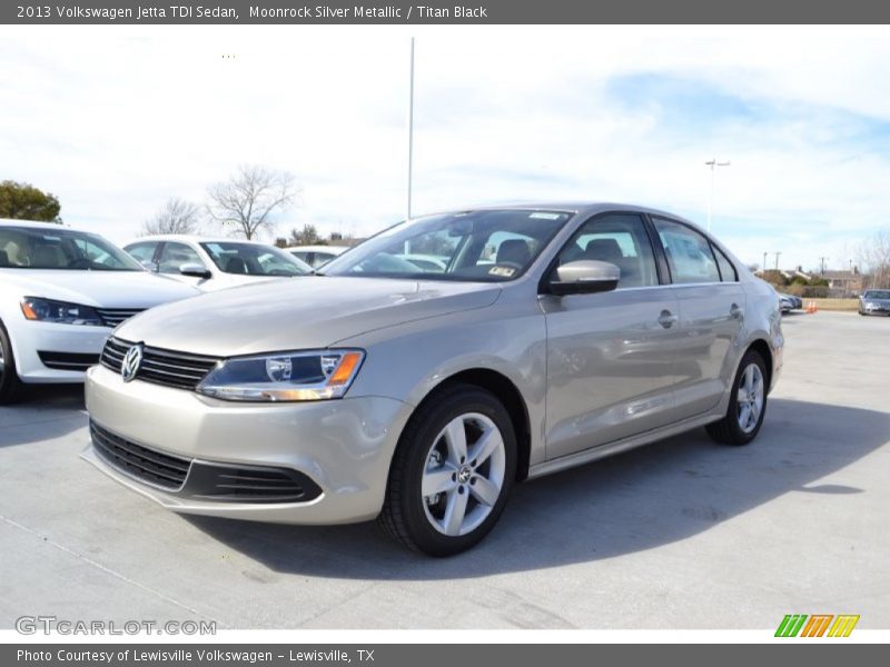 Moonrock Silver Metallic / Titan Black 2013 Volkswagen Jetta TDI Sedan