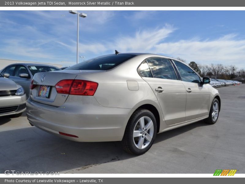 Moonrock Silver Metallic / Titan Black 2013 Volkswagen Jetta TDI Sedan