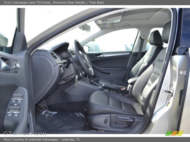 Moonrock Silver Metallic / Titan Black 2013 Volkswagen Jetta TDI Sedan