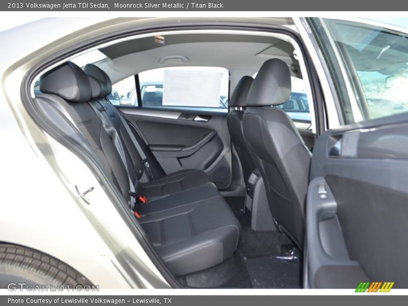 Moonrock Silver Metallic / Titan Black 2013 Volkswagen Jetta TDI Sedan