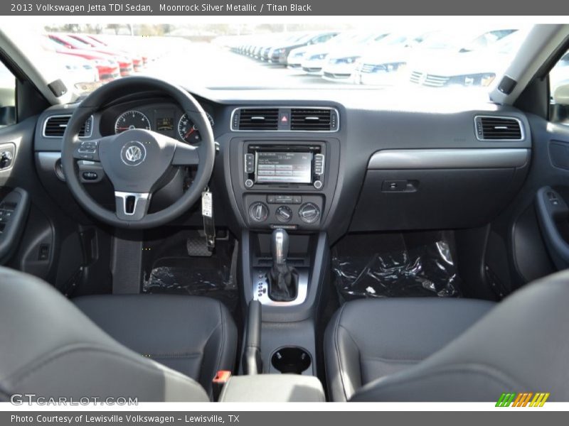Moonrock Silver Metallic / Titan Black 2013 Volkswagen Jetta TDI Sedan
