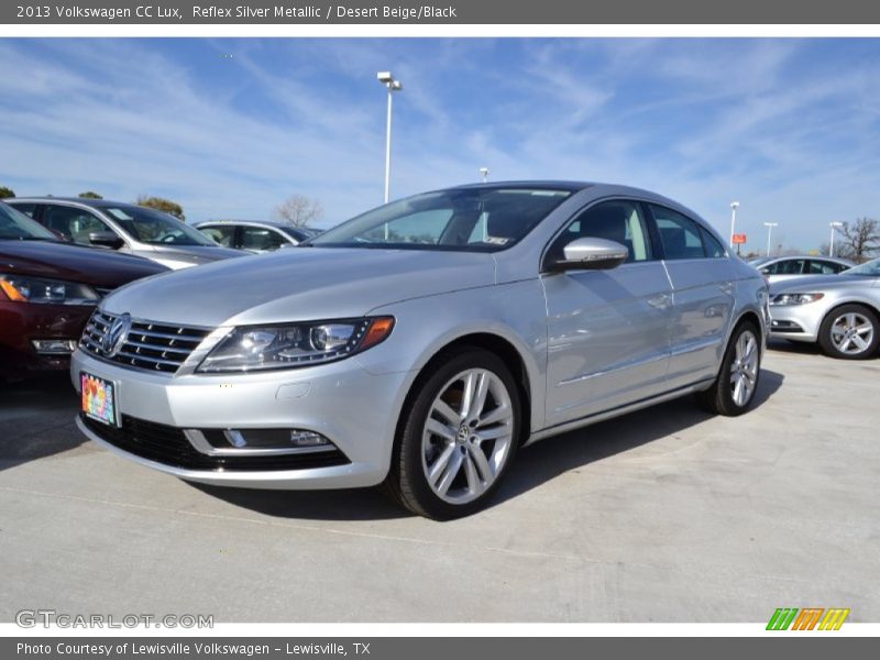 Reflex Silver Metallic / Desert Beige/Black 2013 Volkswagen CC Lux