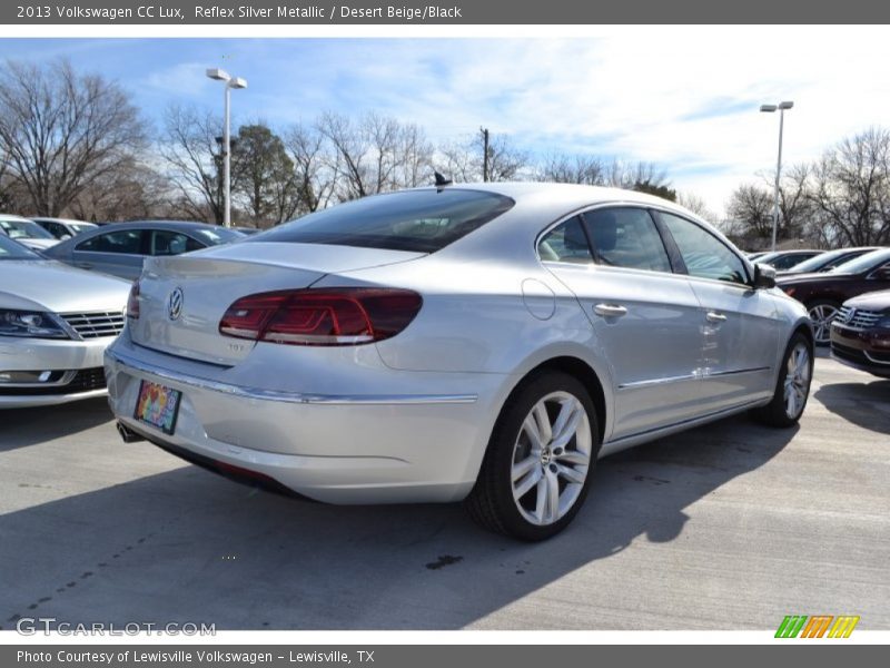 Reflex Silver Metallic / Desert Beige/Black 2013 Volkswagen CC Lux