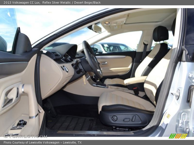 Reflex Silver Metallic / Desert Beige/Black 2013 Volkswagen CC Lux
